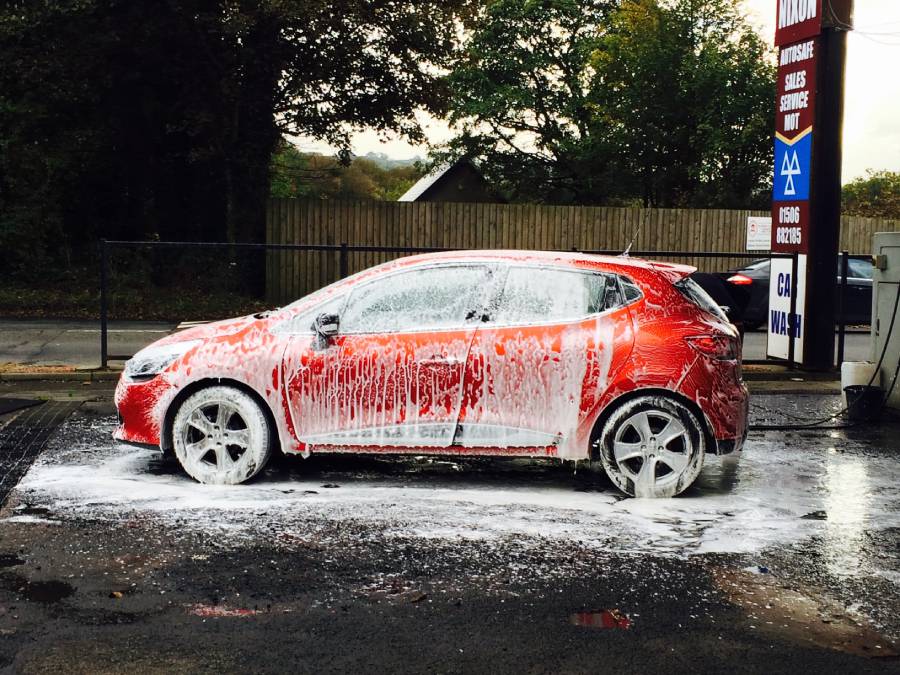 Car Wash in progress